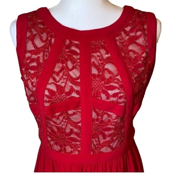 The MORGAN & CO red special occasions dress size 5/6 - Picture 2 of 11